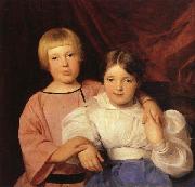 Ferdinand Georg Waldmuller Children painting
